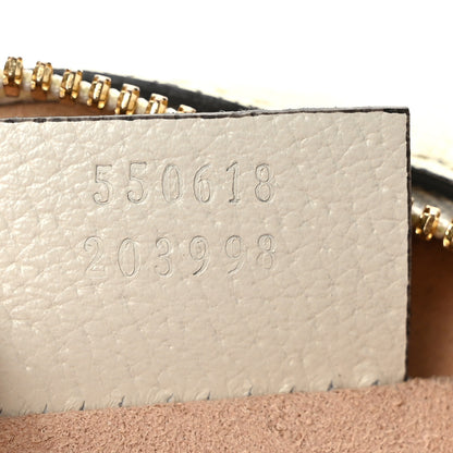 Gucci Textured Calfskin Web Mini Ophidia Round Shoulder Bag Mystic White 7 of 9