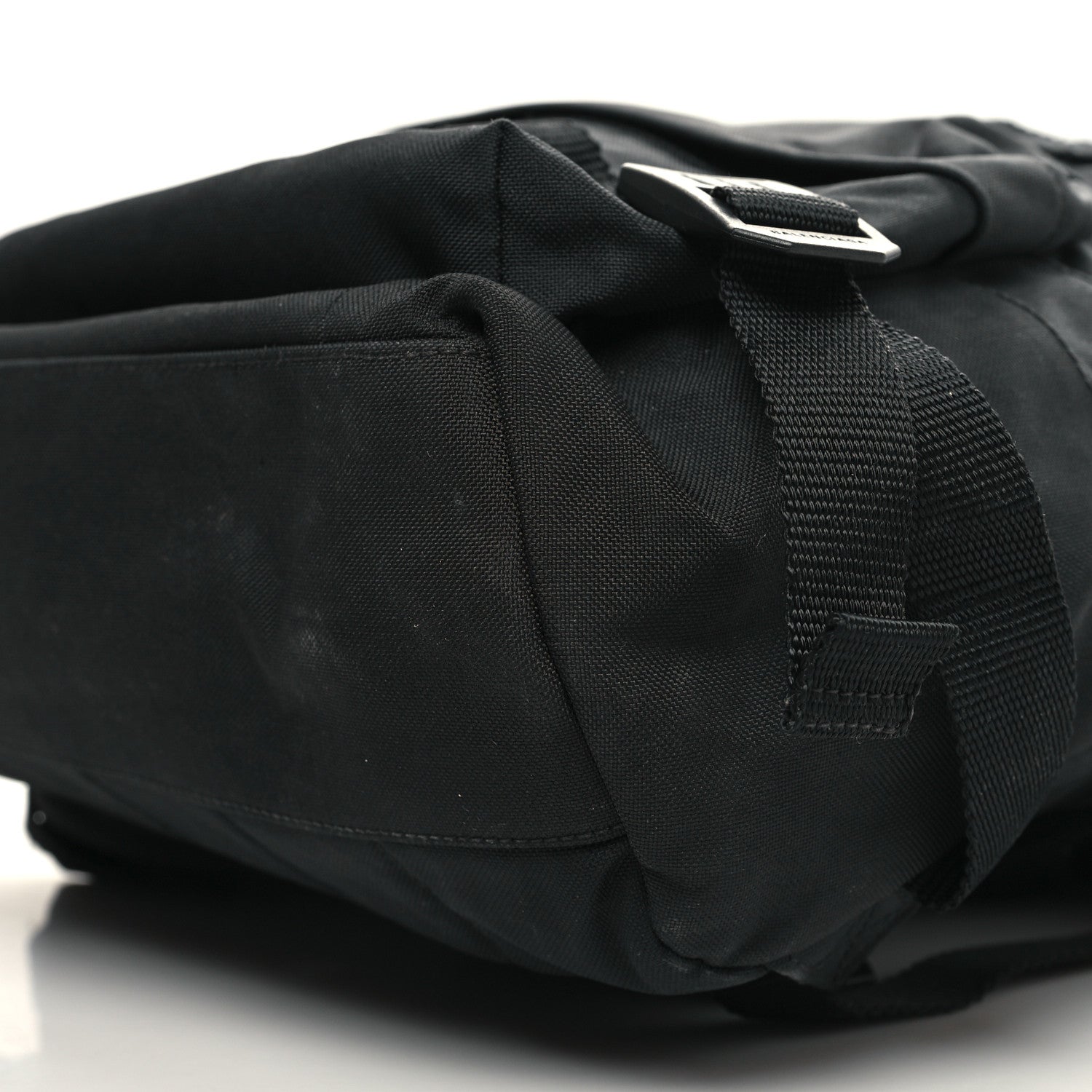 Balenciaga Nylon Logo Embroidered Medium Army Multicarry Backpack Black 9 of 11