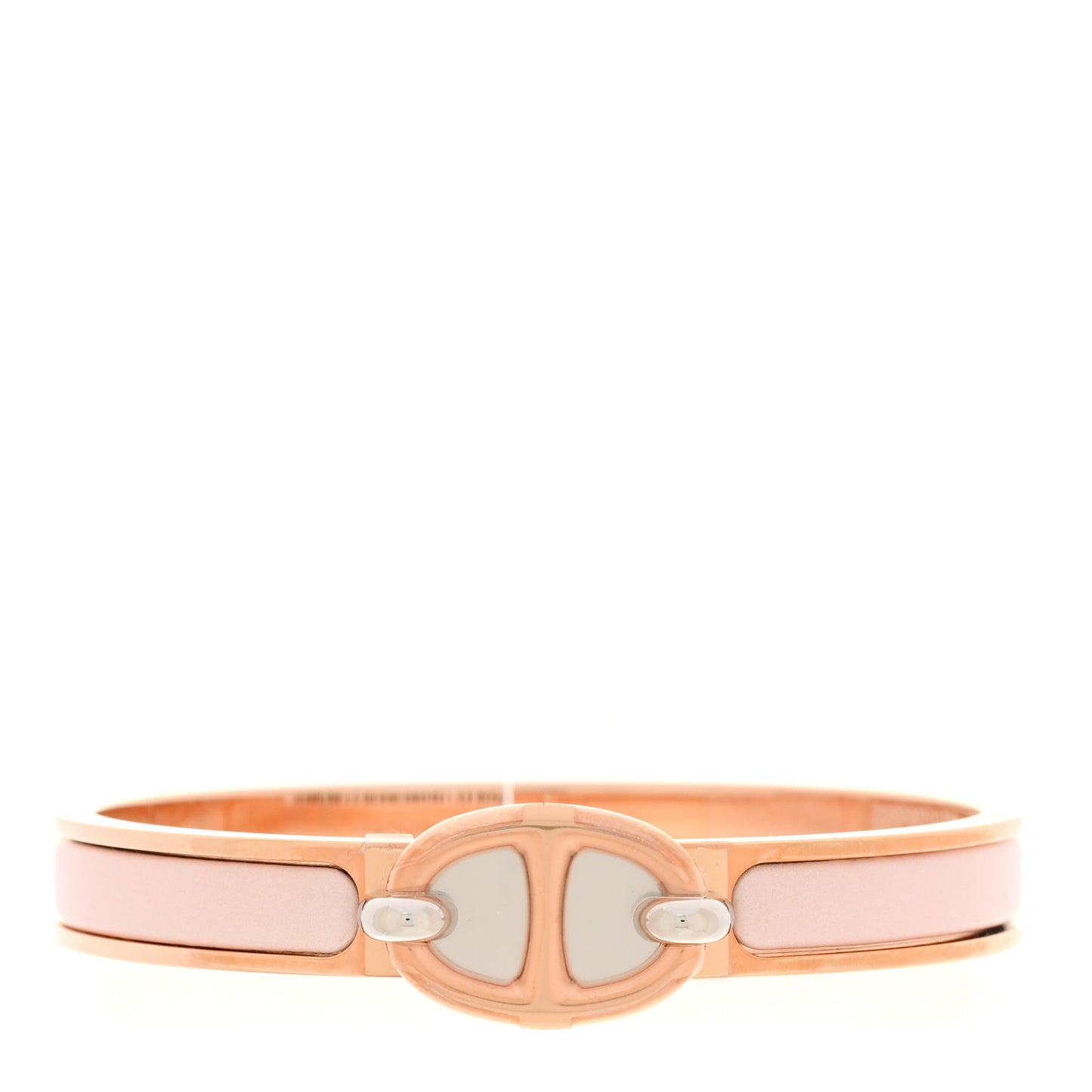 Enamel Mini Clic Chaine d'Ancre Bracelet PM Rose Candeur