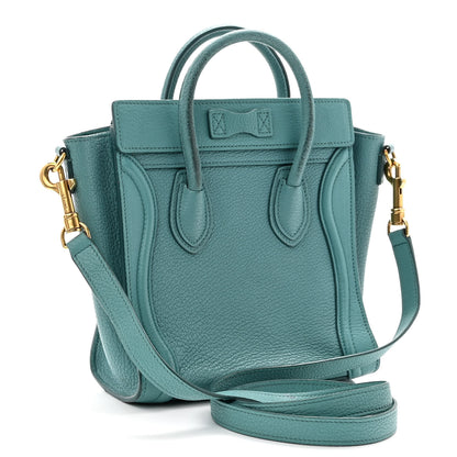 Celine Goatskin Nano Luggage Antarctic 3 of 12