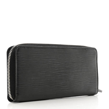 Louis Vuitton Epi Clemence Wallet Black 3 of 8