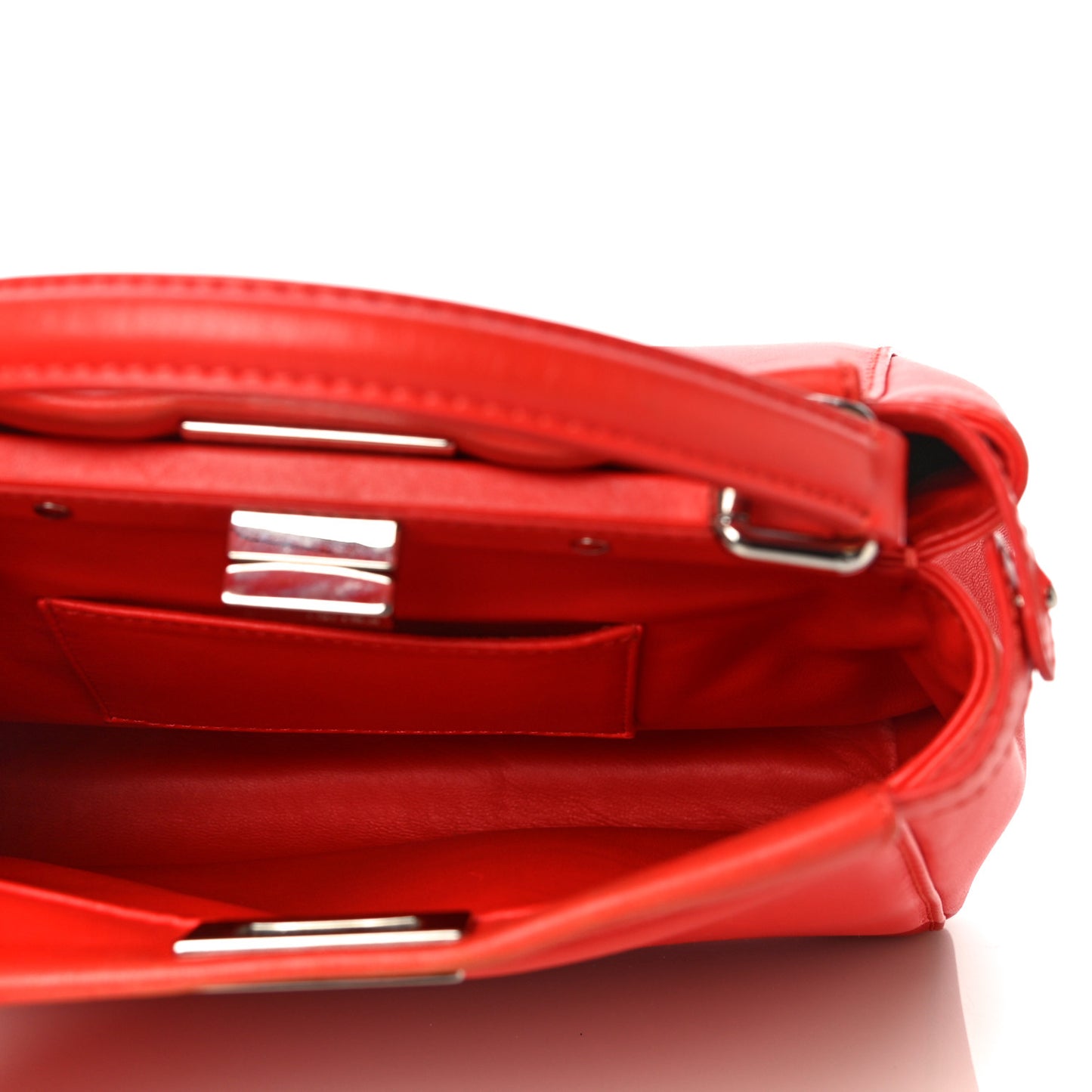 Nappa Mini Peekaboo Iconic Satchel Papavero