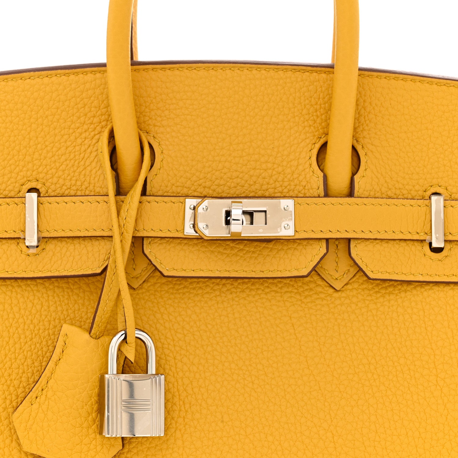 Hermes Togo Birkin 25 Jaune Ambre 8 of 10