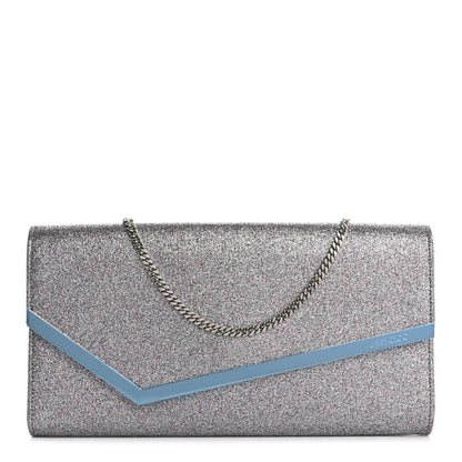 Jimmy Choo Glitter Fabric Erica Chain Clutch Multicolor 1 of 10