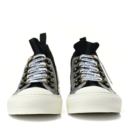 Christian Dior Technical Mesh Cannage Womens Walk'n Dior High Top Sneakers 41.5 Black 2 of 7