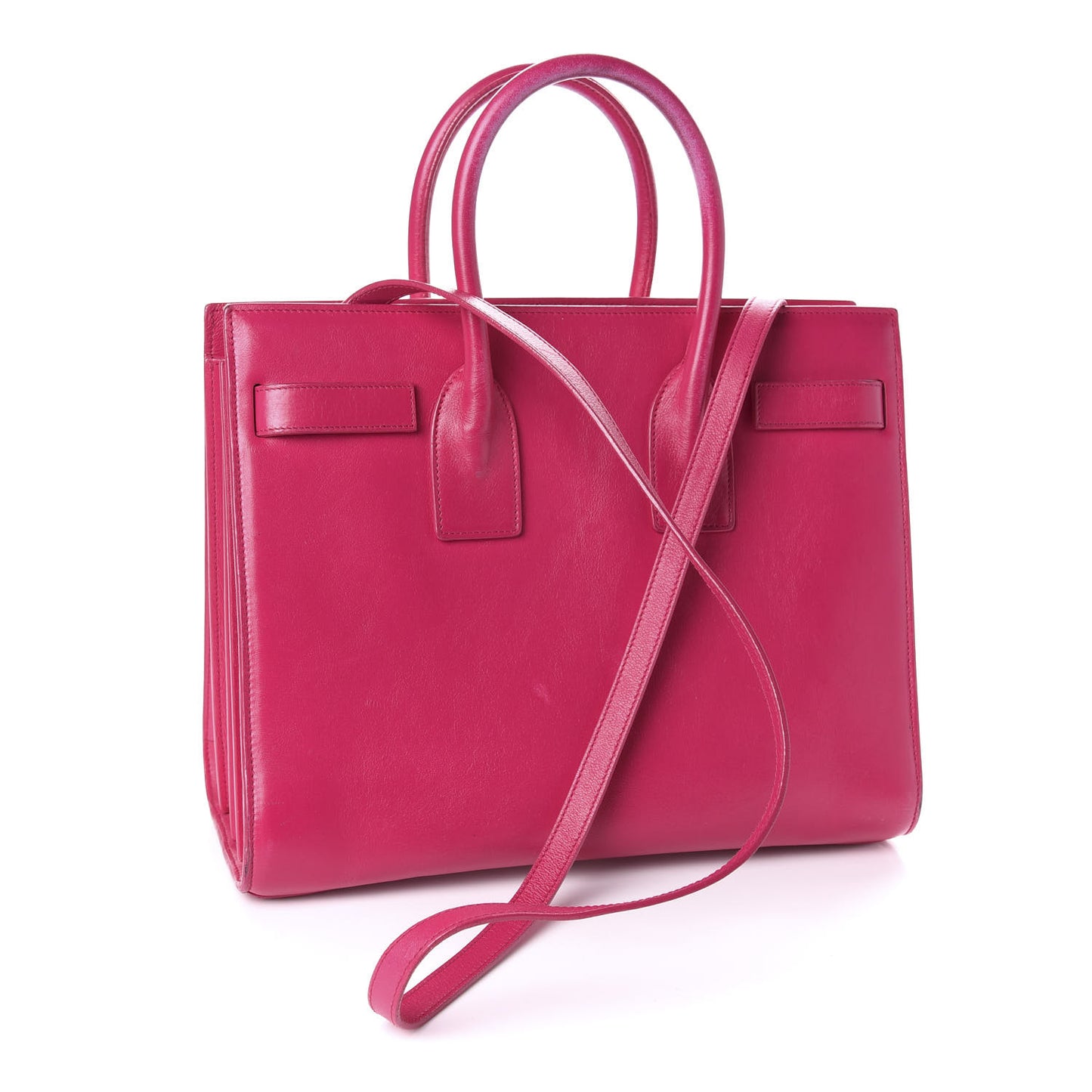 Calfskin Sac De Jour Lipstick Fuchsia