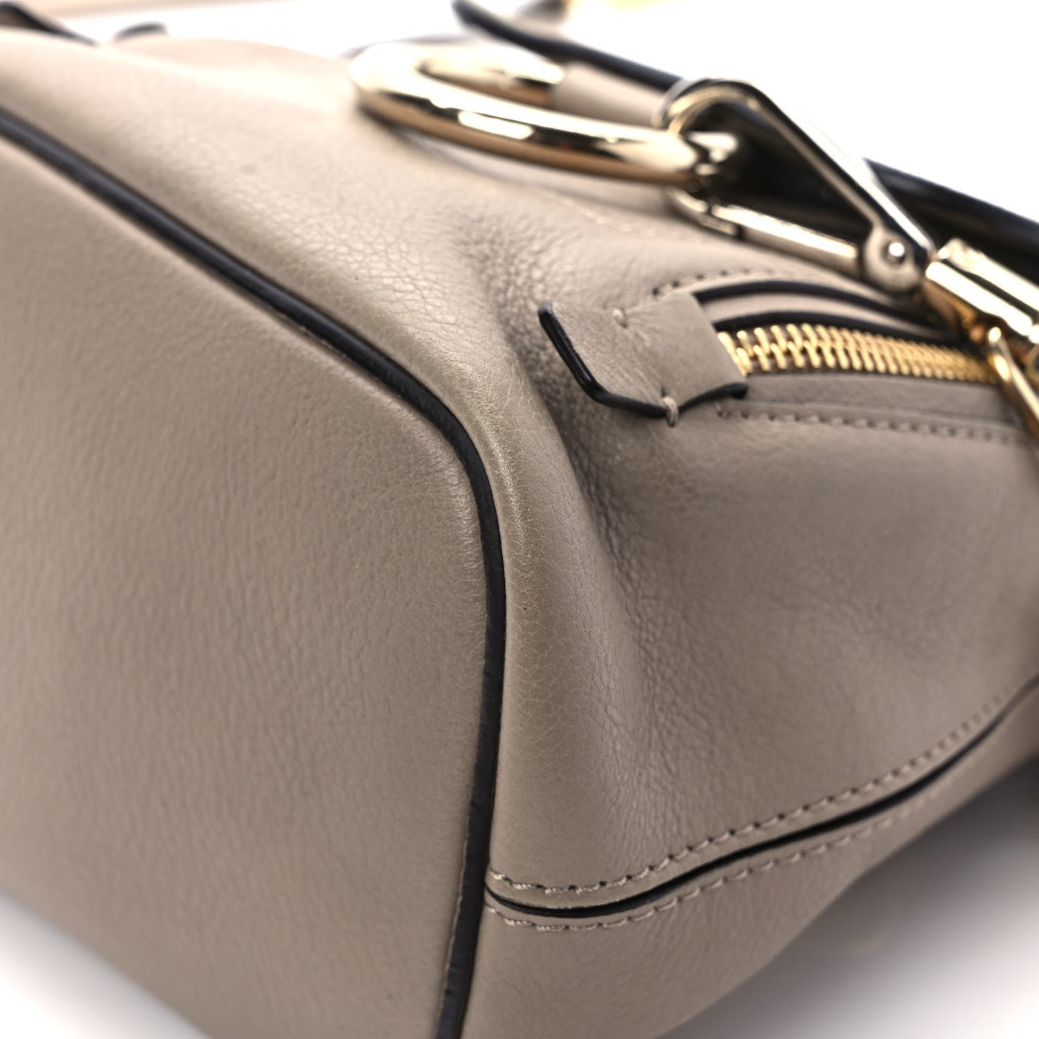 Chloe Suede Calfskin Mini Faye Backpack Motty Grey 11 of 11