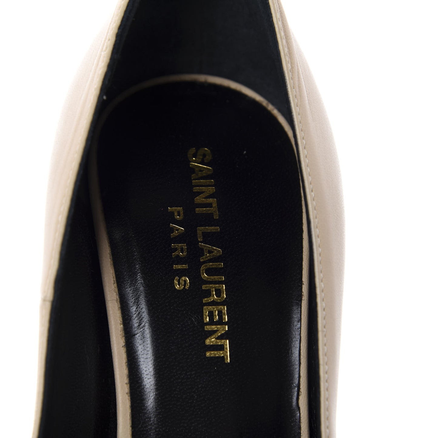 Calfskin Cap Toe Janis 105 Platform Pumps 39 Powder