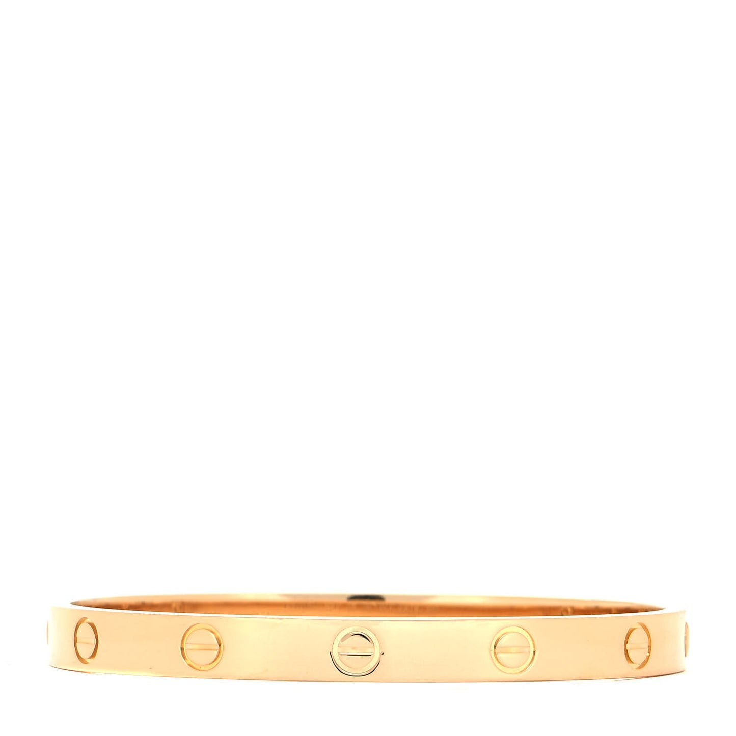 18K Yellow Gold LOVE Bracelet 17