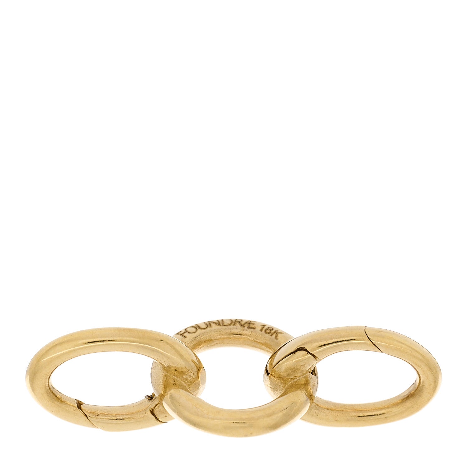 Foundrae 18K Yellow Gold Triple Annex Link 3 of 4