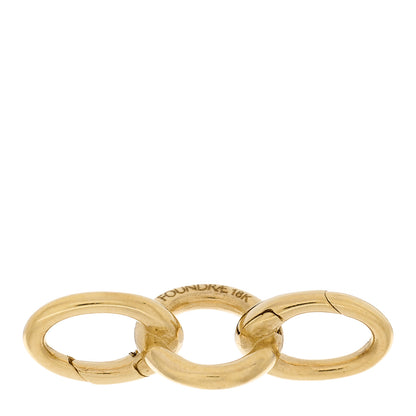 Foundrae 18K Yellow Gold Triple Annex Link 3 of 4