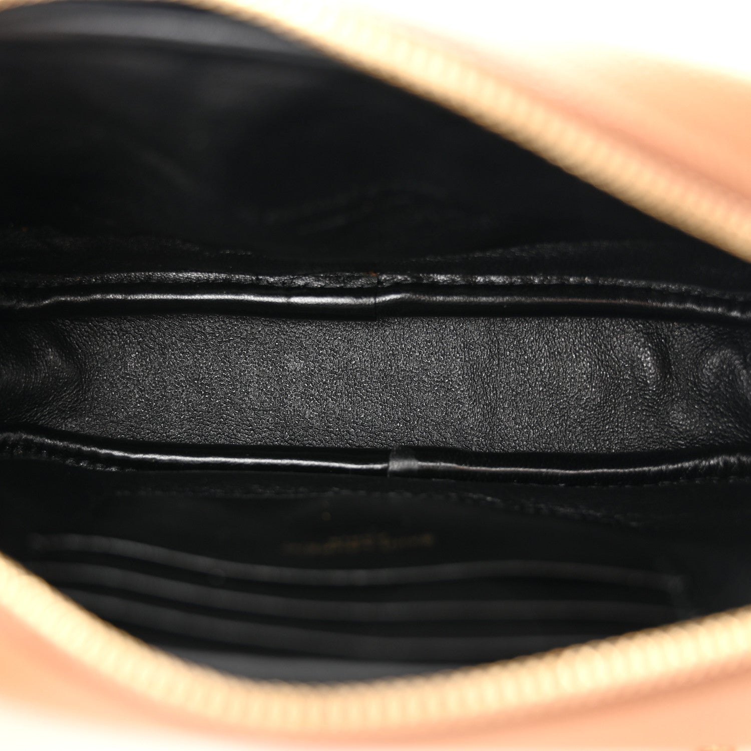 Saint Laurent Grain De Poudre Matelasse Monogram Mini Lou Camera Bag Dark Natural 5 of 11
