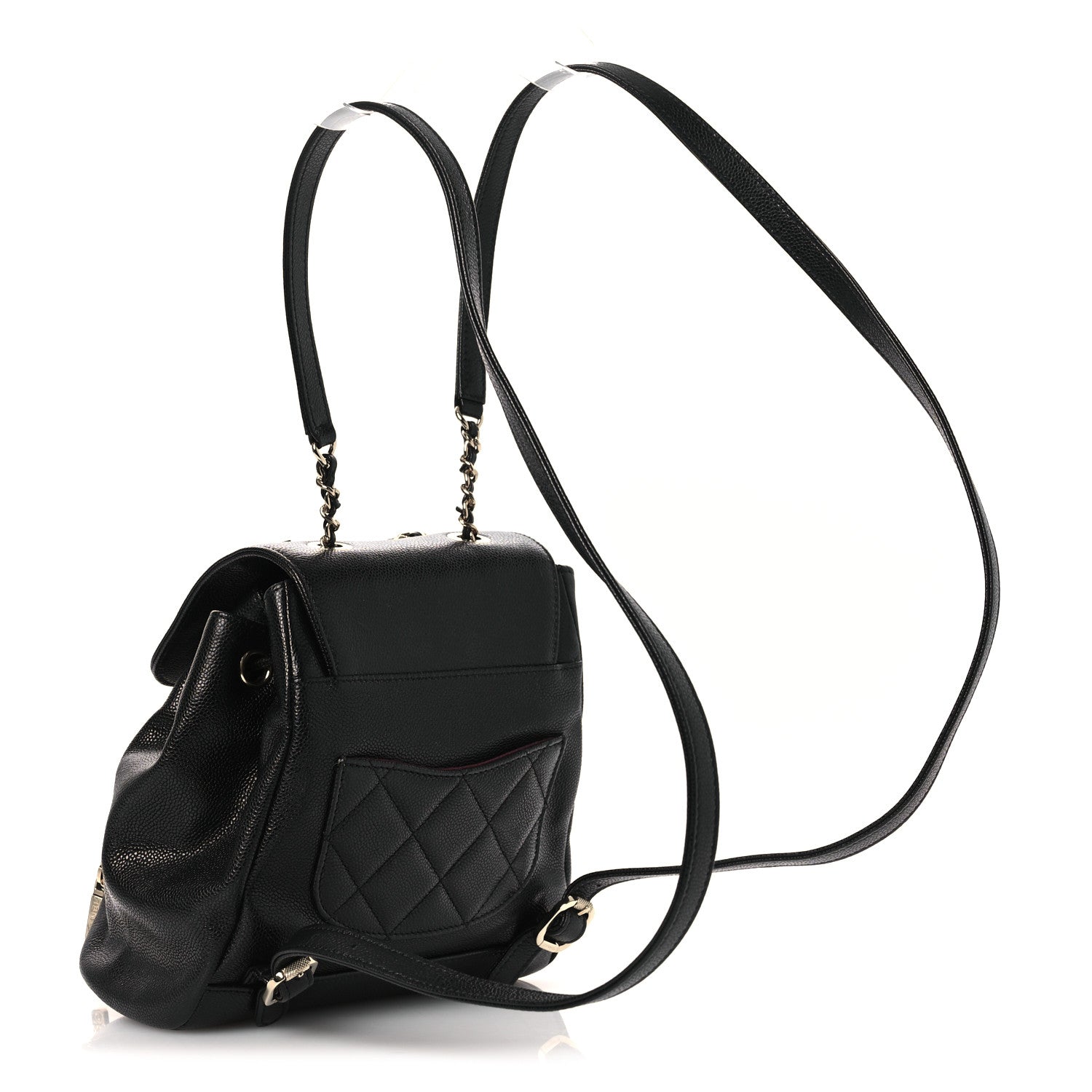 Chanel Caviar Quilted Mini Business Affinity Backpack Black 3 of 10