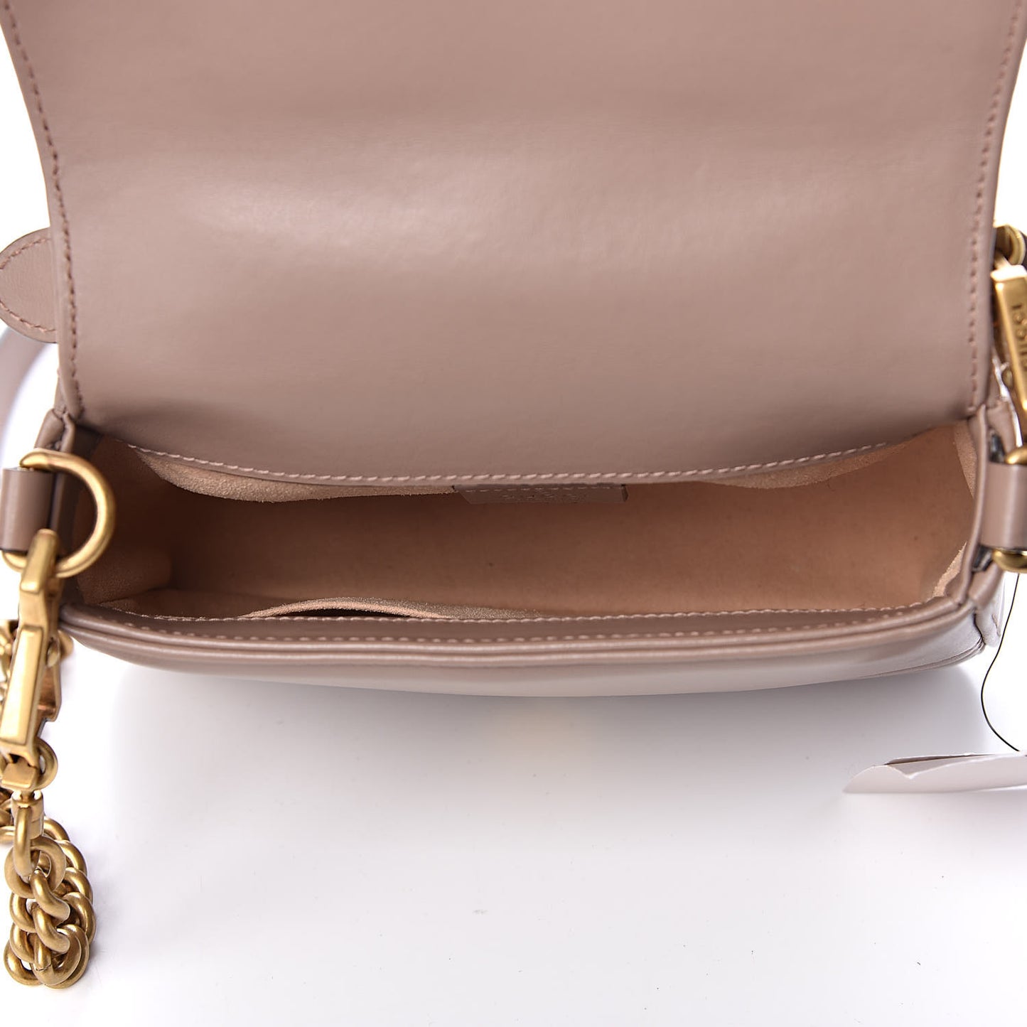 Calfskin Matelasse Mini GG Marmont Top Handle Shoulder Bag Porcelain Rose