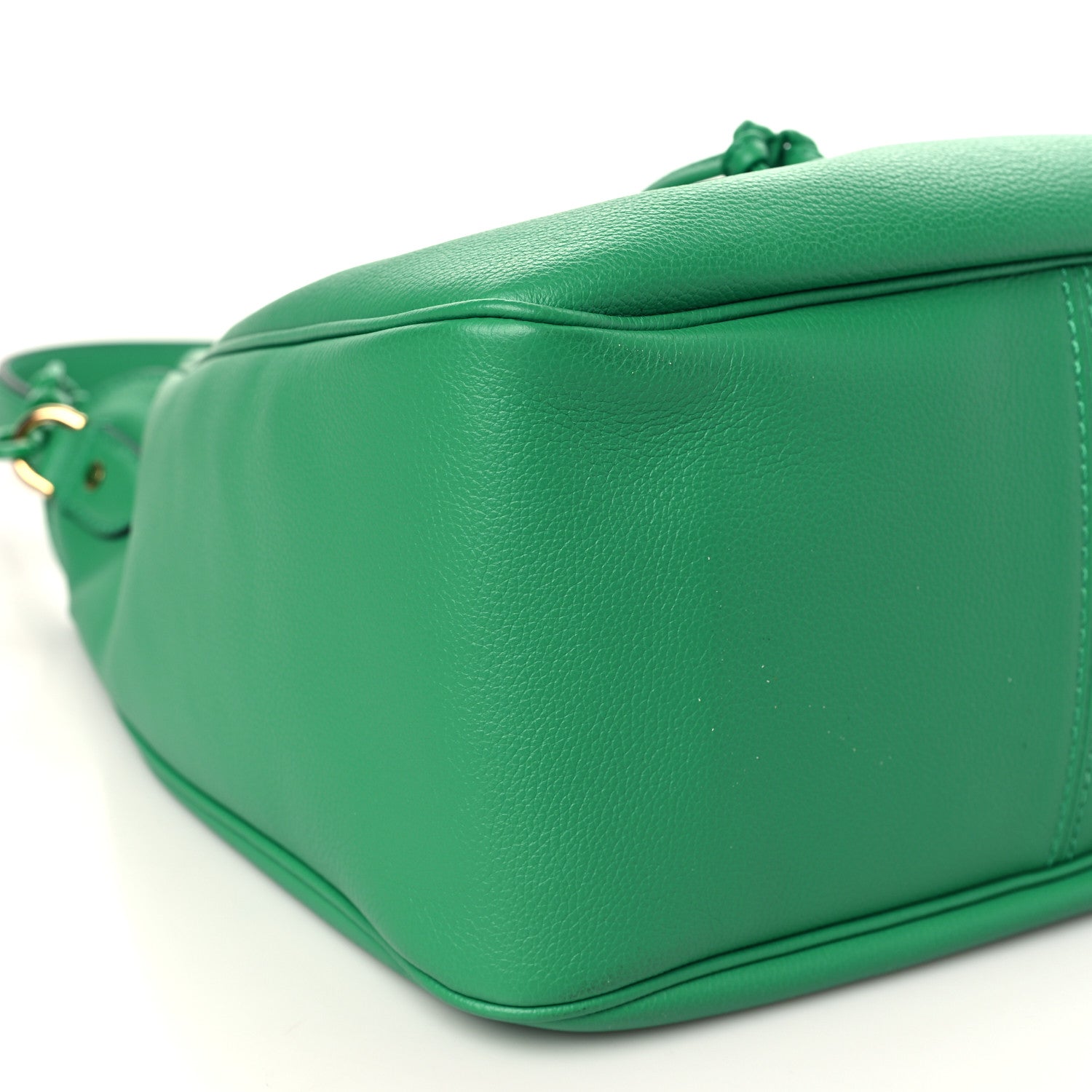 Versace Grained Calfskin La Medusa Bucket Bag Green 7 of 8