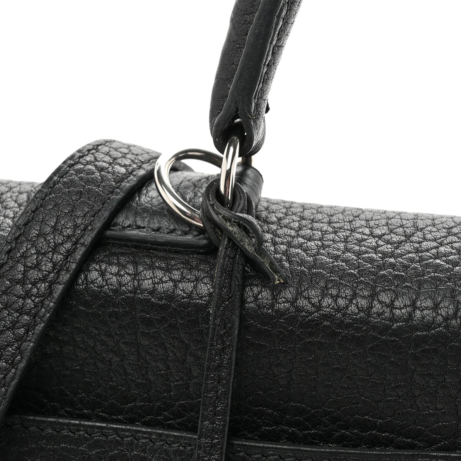 Hermes Fjord Kelly Retourne 35 Black 12 of 17