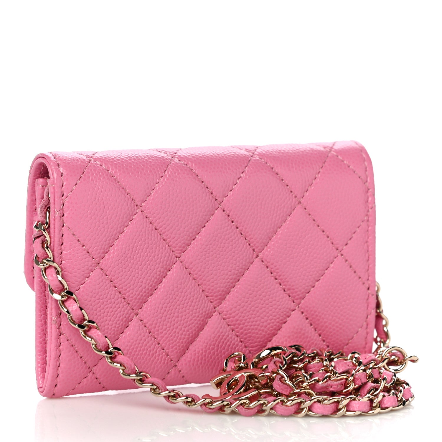 Chanel Caviar Quilted Belt Bag Pink 3 of 11