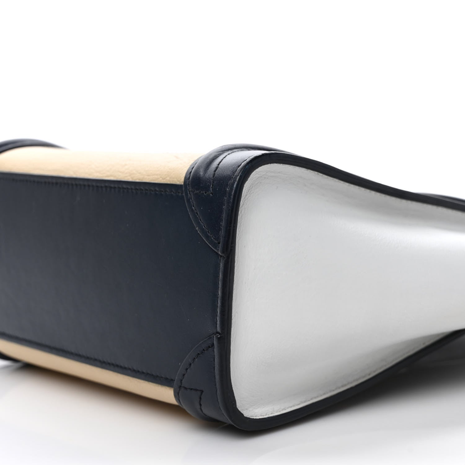 Celine Goatskin Smooth Calfskin Nano Tri-Color Luggage Firefly 9 of 9