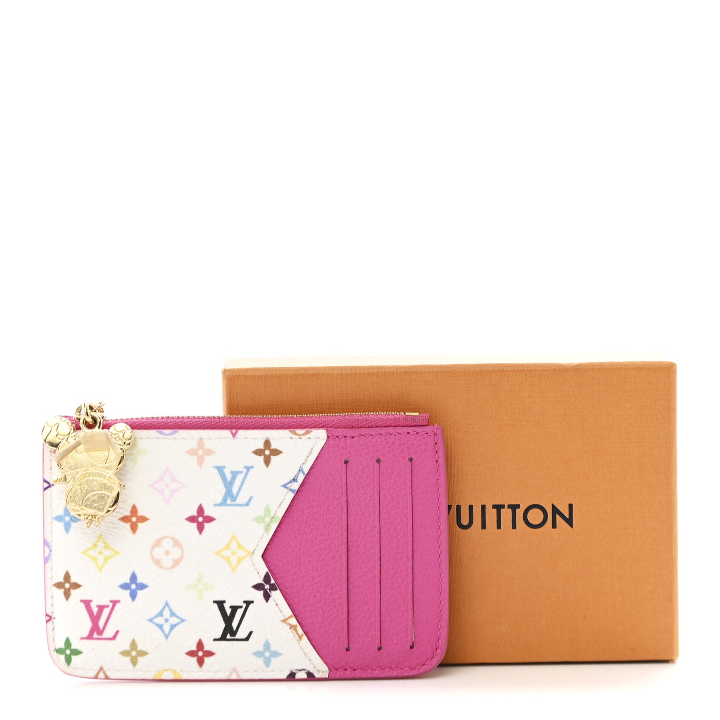 LV X TM Monogram Romy Card Holder Kawaii Pink