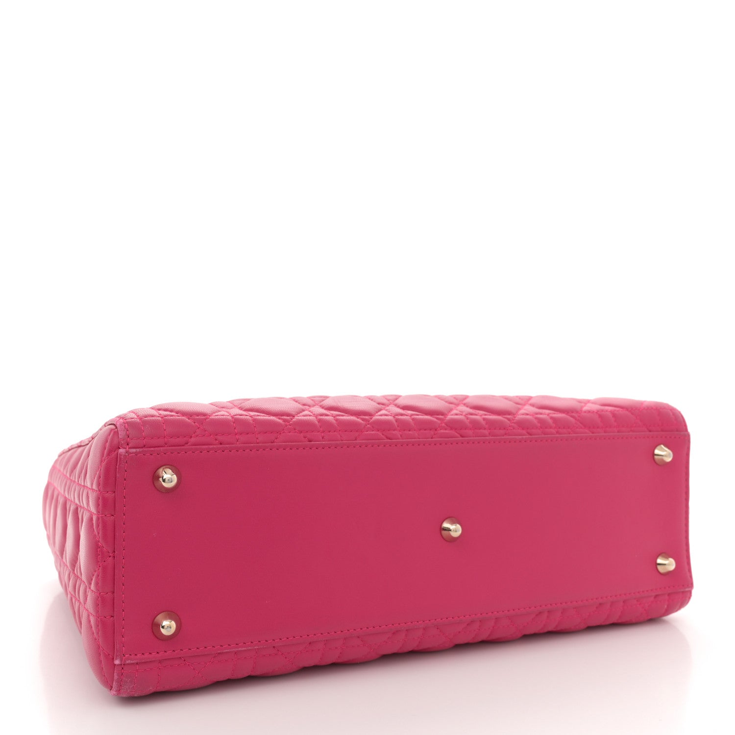 Christian Dior Lambskin Cannage Large Lady Dior Pink 4 of 14