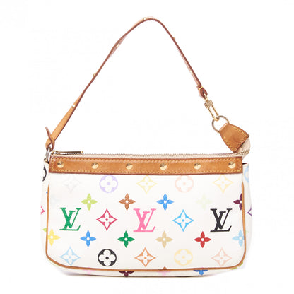 Louis Vuitton Monogram Multicolor Pochette Accessories White 1 of 7