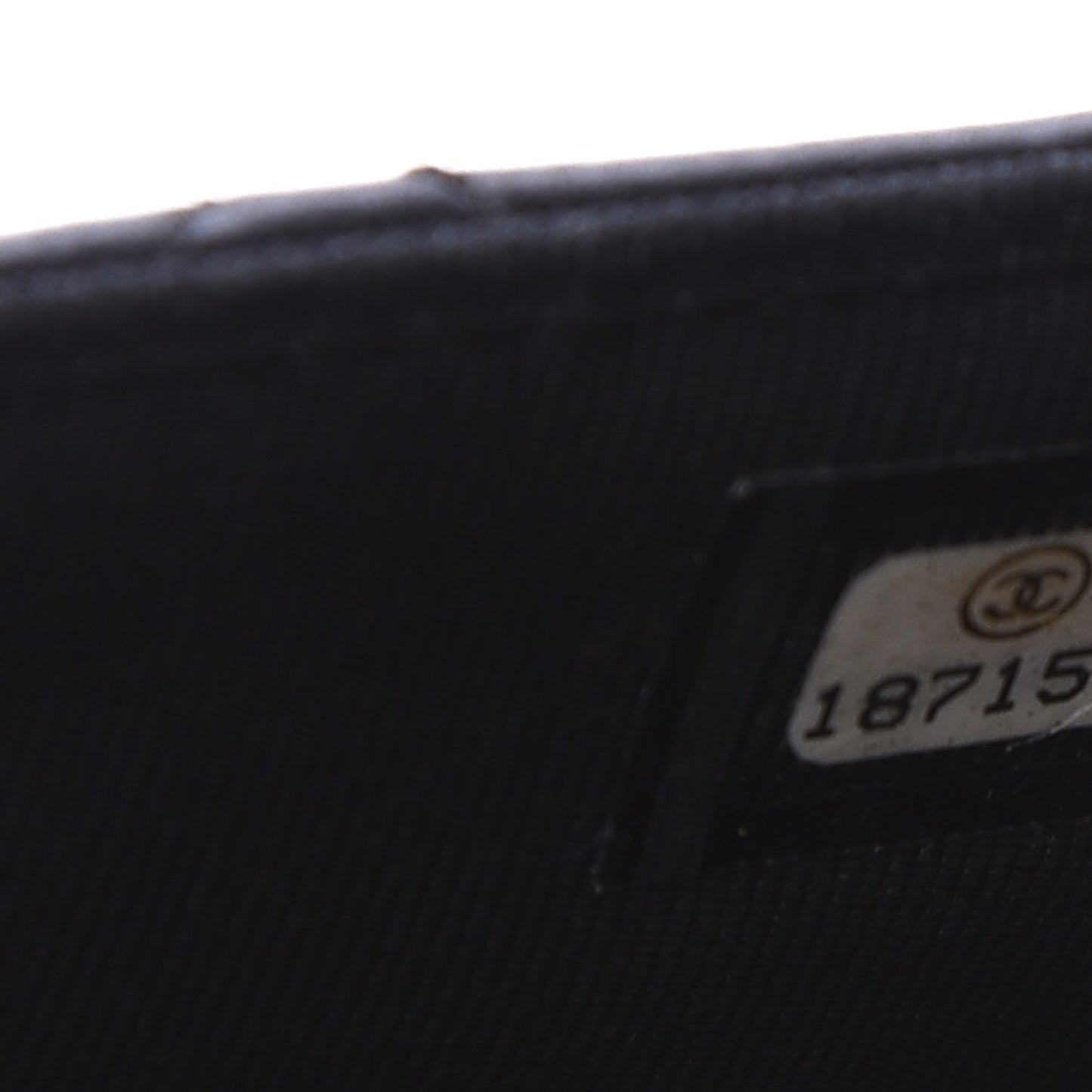Lambskin Quilted Wallet On Chain WOC Black