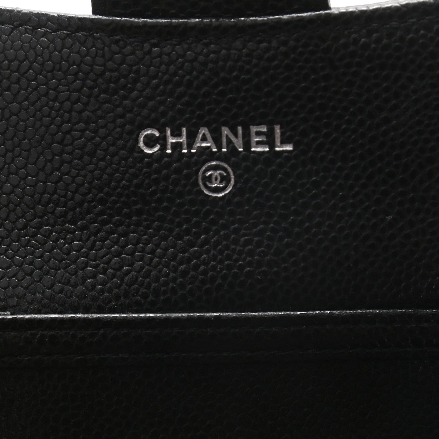 Chanel Caviar Quilted Flap Card Holder On Chain Black 6 of 9