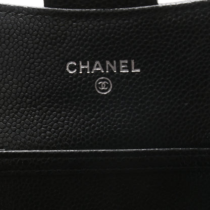 Chanel Caviar Quilted Flap Card Holder On Chain Black 6 of 9