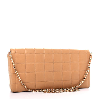 Chanel Lambskin East West Chocolate Bar Flap Beige 3 of 12