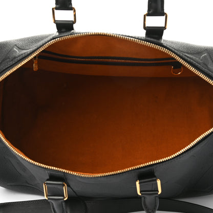 Louis Vuitton Empreinte Monogram Giant Keepall Bandouliere 45 Black 5 of 10
