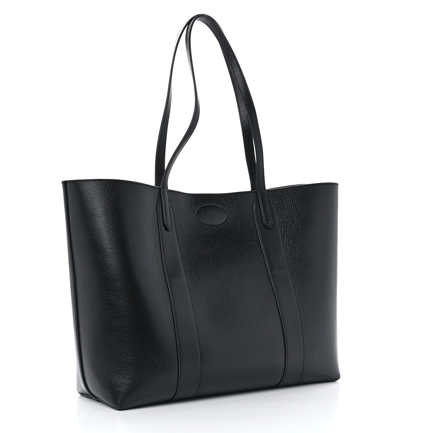Mulberry High Shine Grain Bayswater Tote Black 3 of 9