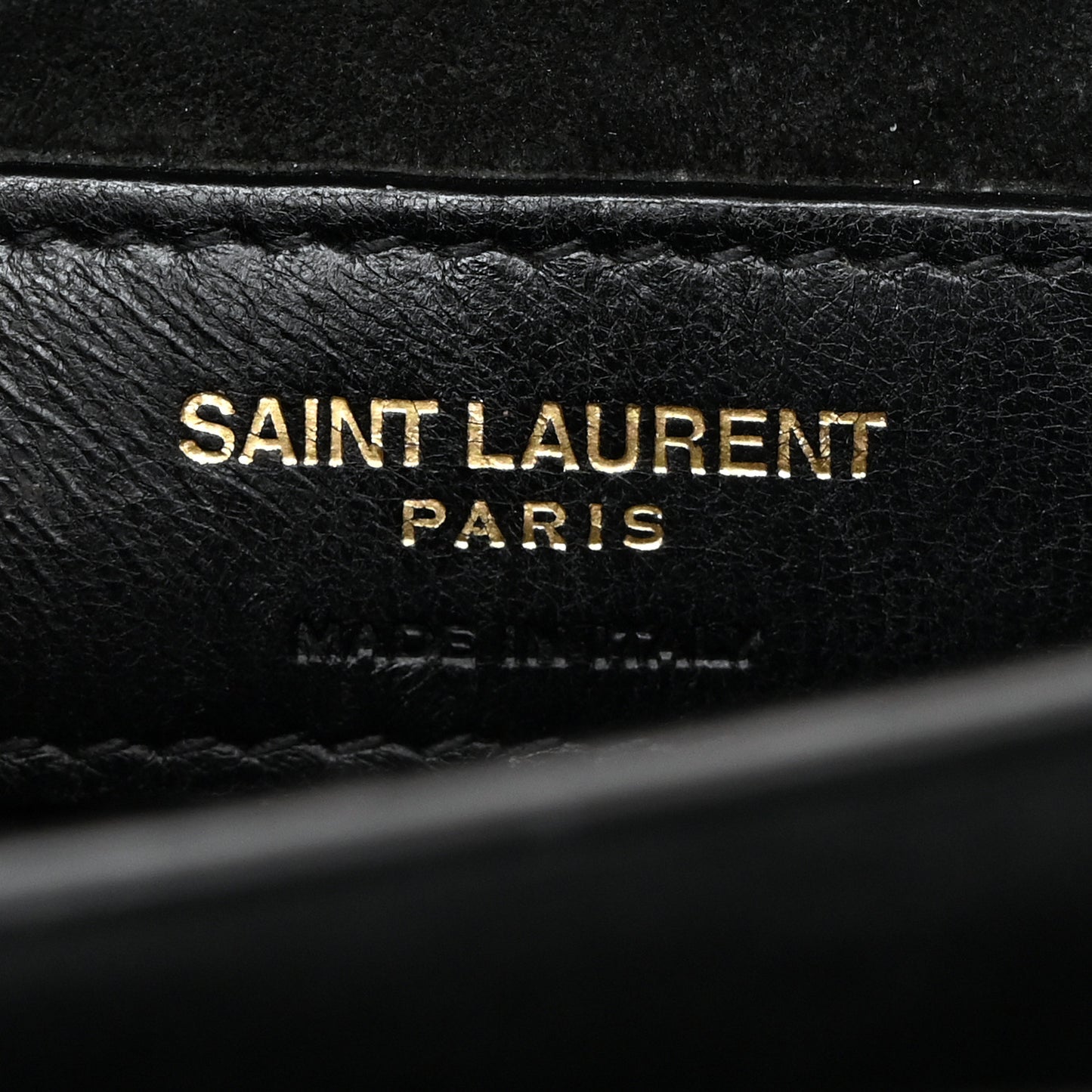 Calfskin Crocodile Embossed Medium Monogram Sunset Black