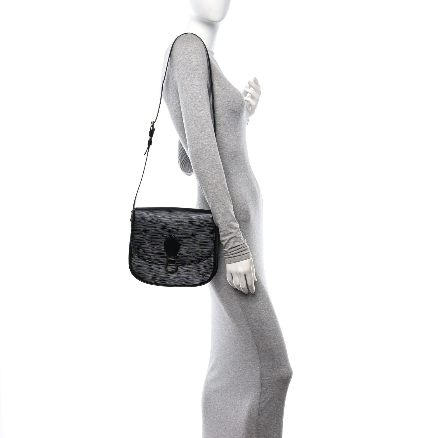 Louis Vuitton Epi Saint Cloud GM Black 2 of 15