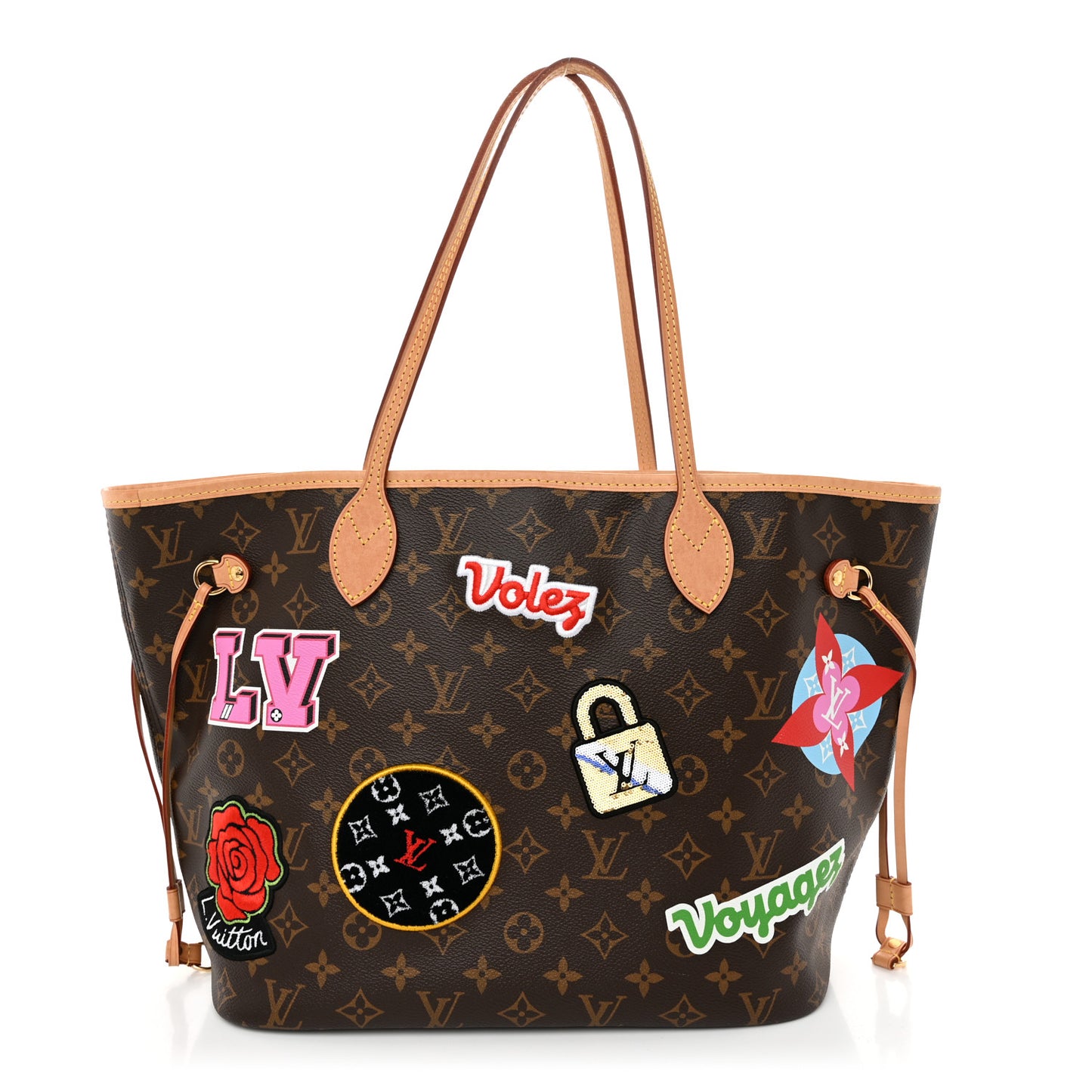 Monogram Travel Stickers Neverfull MM