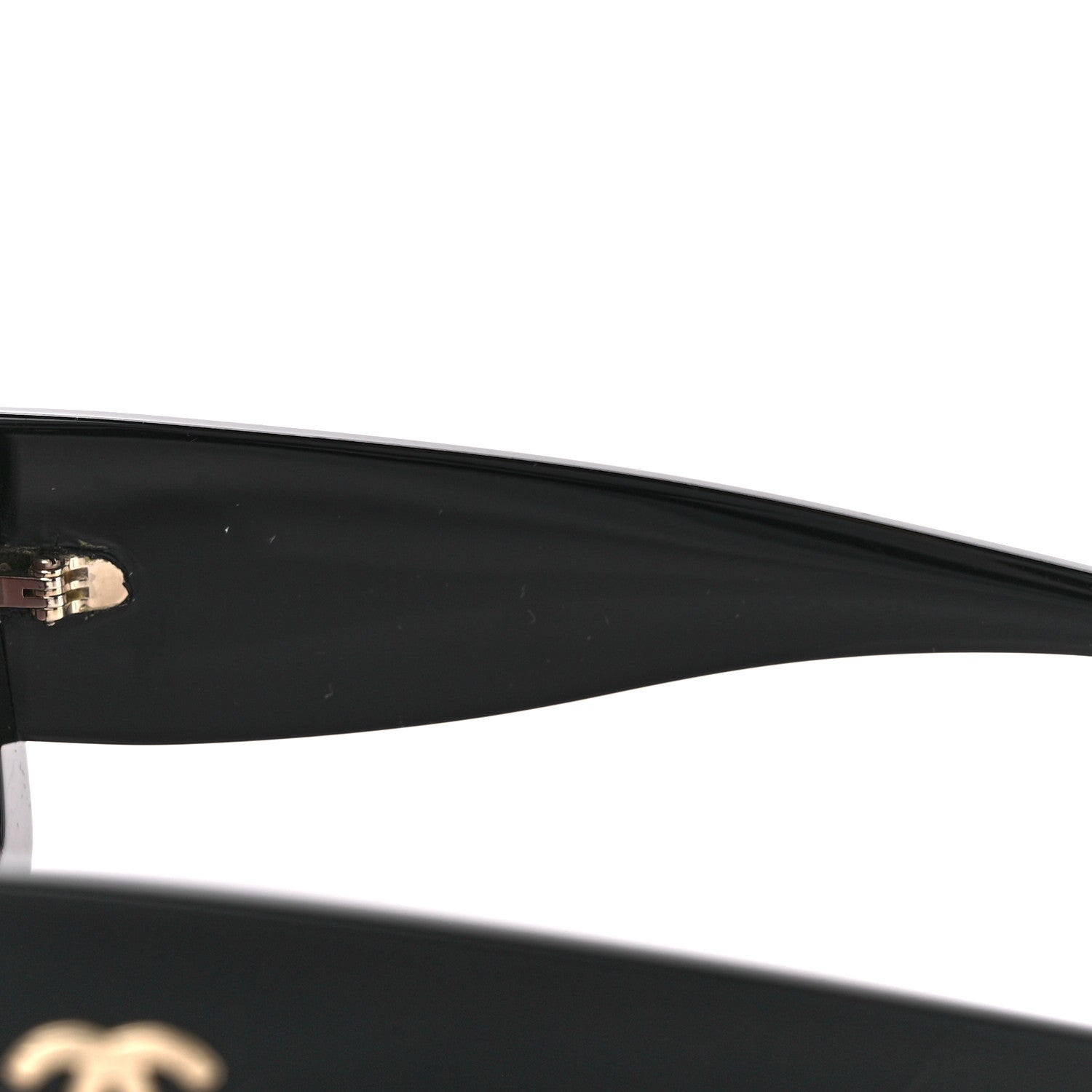 Chanel Acetate Rectangle Sunglasses 5435 Black 6 of 8