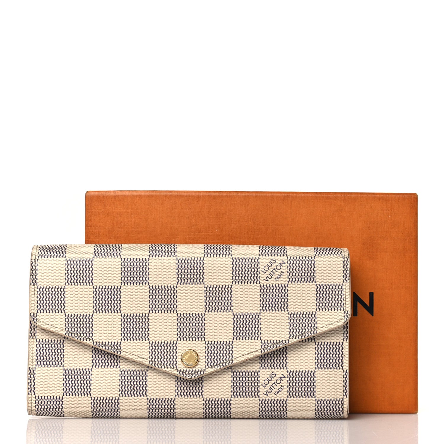 Louis Vuitton Damier Azur Sarah Wallet NM 8 of 8