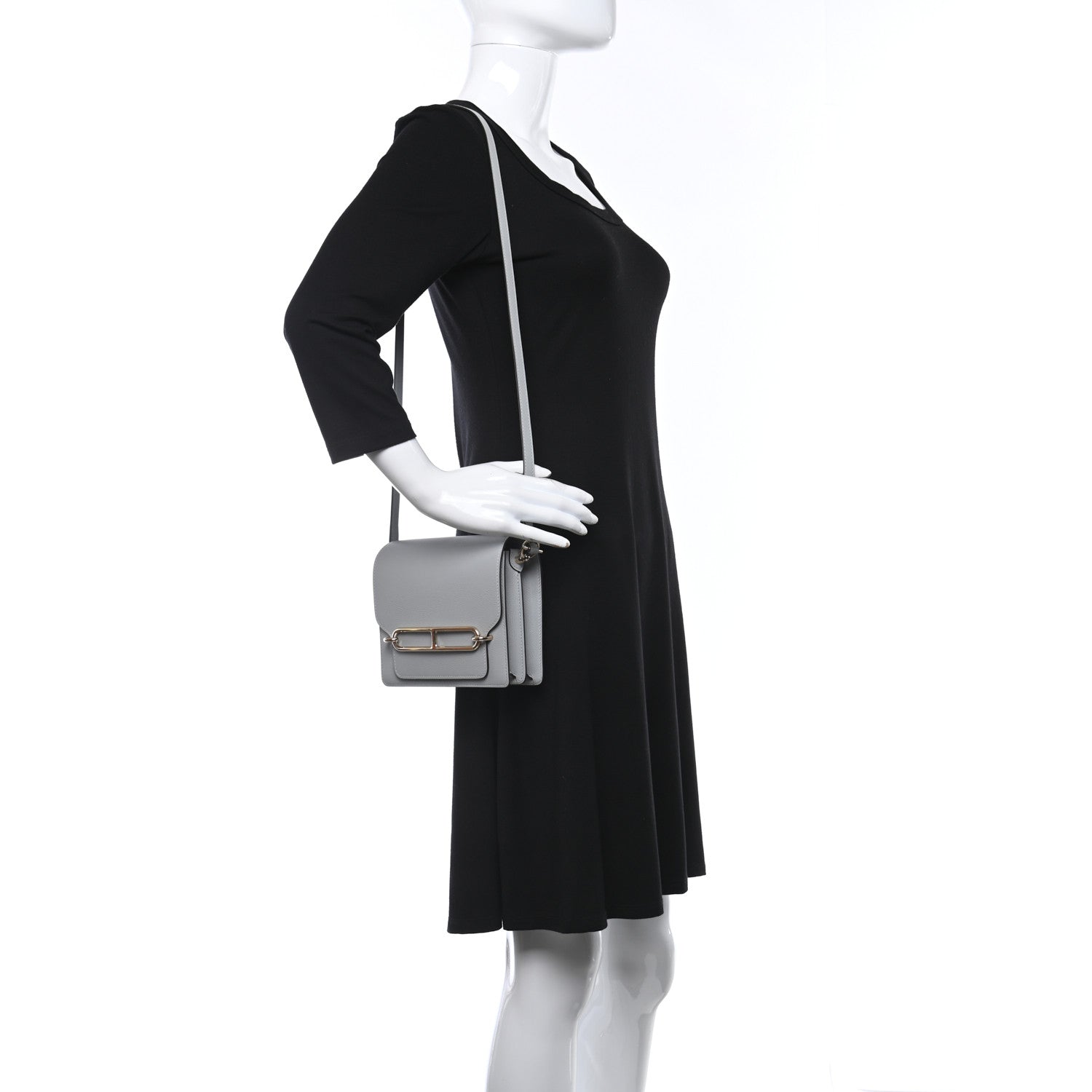 Hermes Evercolor Mini Sac Roulis Bleu Glacier 2 of 8