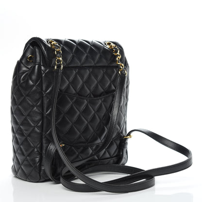 Chanel Lambskin Quilted Small Urban Spirit Backpack Black 3 of 12