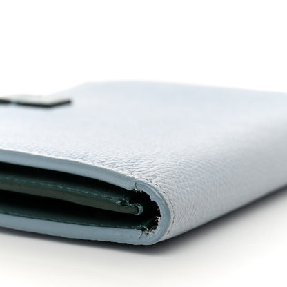Celine Grained Calfskin Medium Multifunction Strap Wallet Pale Blue 7 of 7