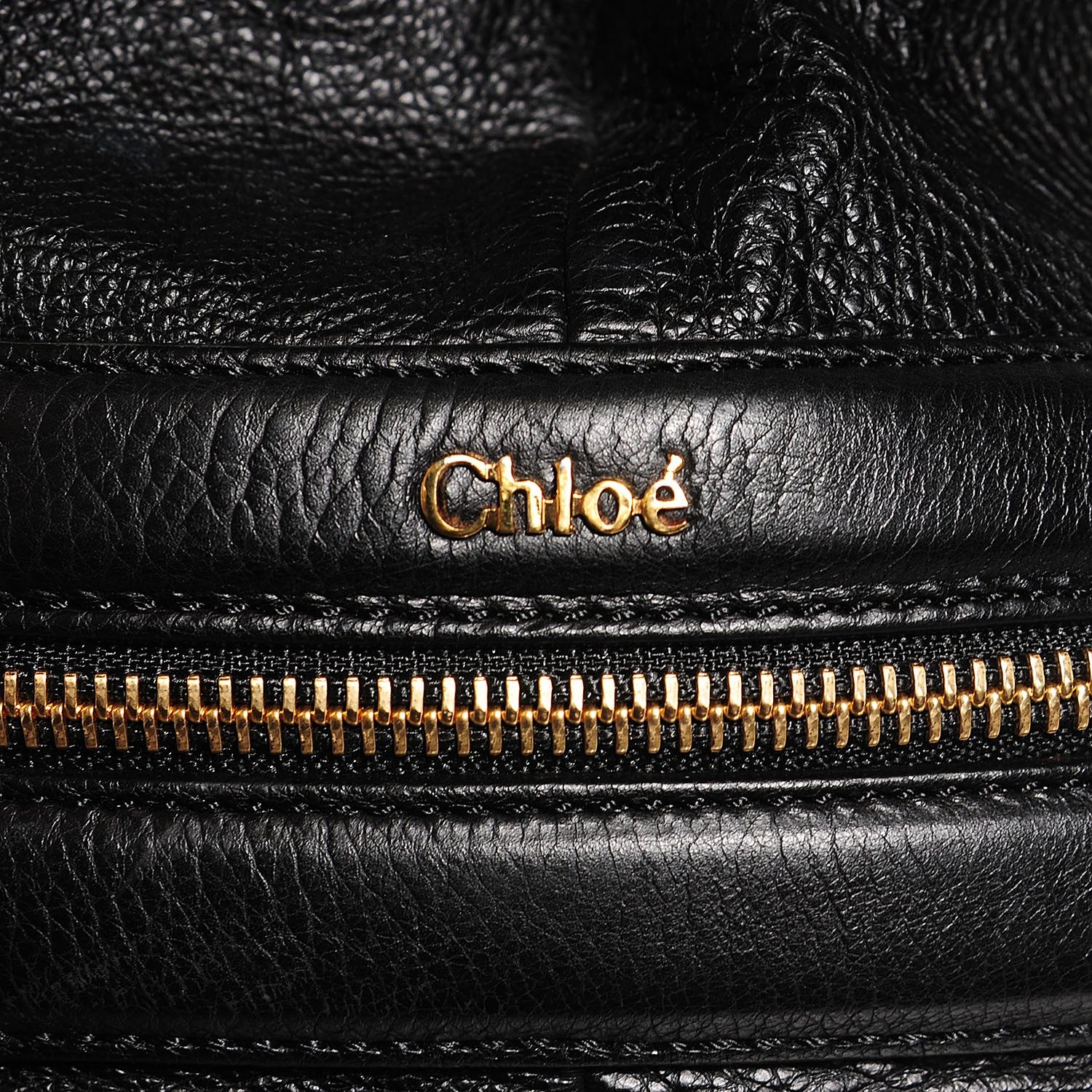 Chloe Calfskin Cary Zipped Shoulder Bag Black 9 of 10