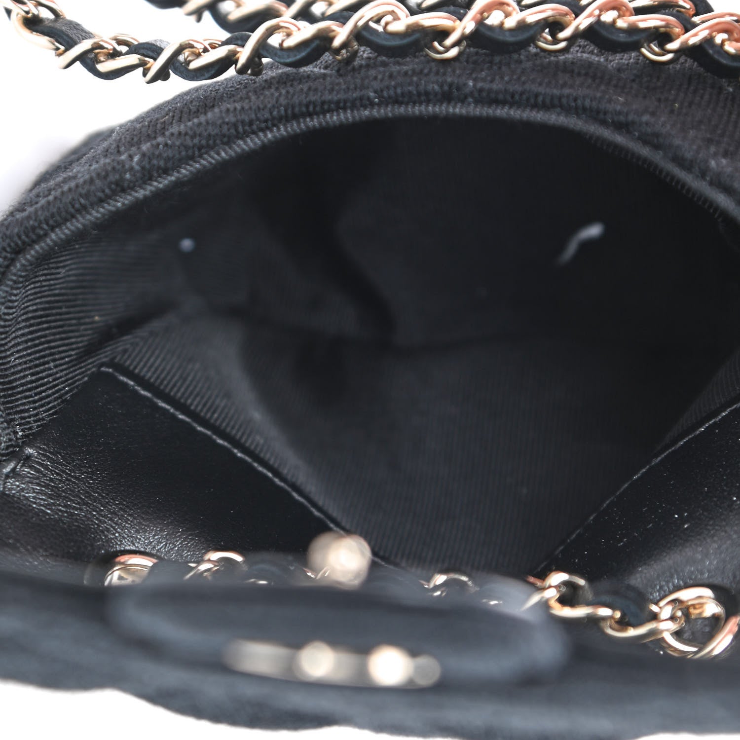 Chanel Jersey Quilted Belt Bag Black 4 of 4
