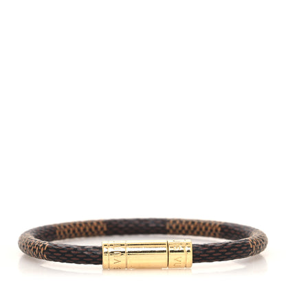 Louis Vuitton Damier Ebene Keep It Bracelet 1 of 5