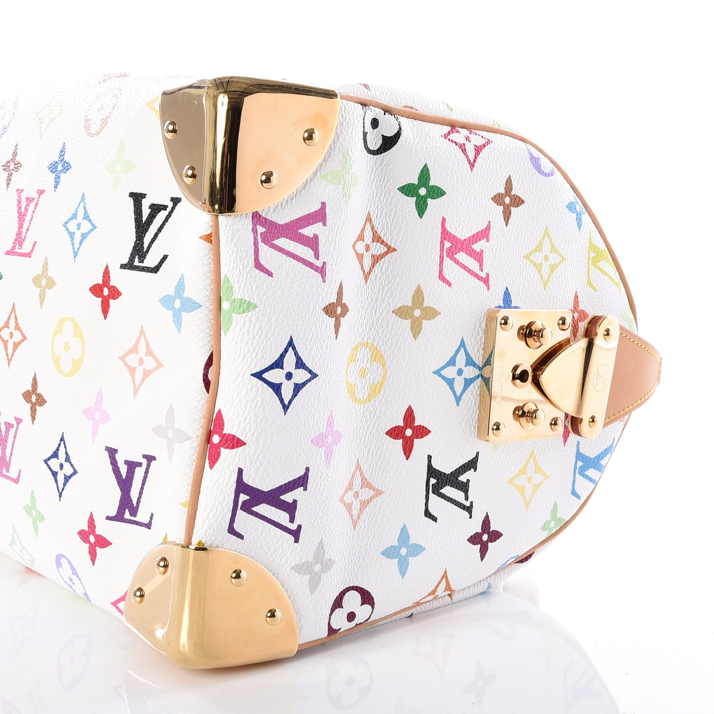 Monogram Multicolor Speedy 30 White