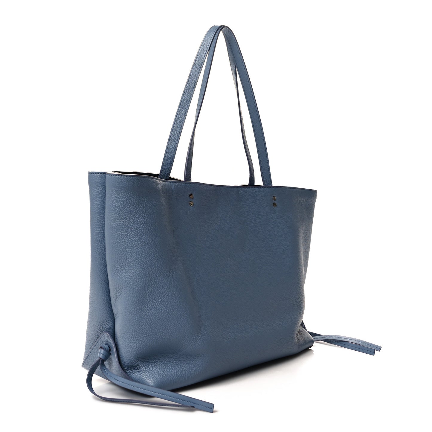Calfskin Medium East West Sense Tote Shady Cobalt