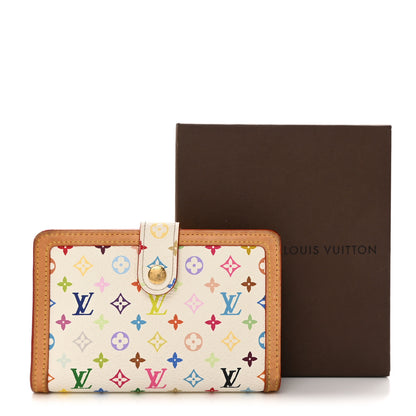 Louis Vuitton Monogram Multicolor French Purse Wallet White 12 of 12