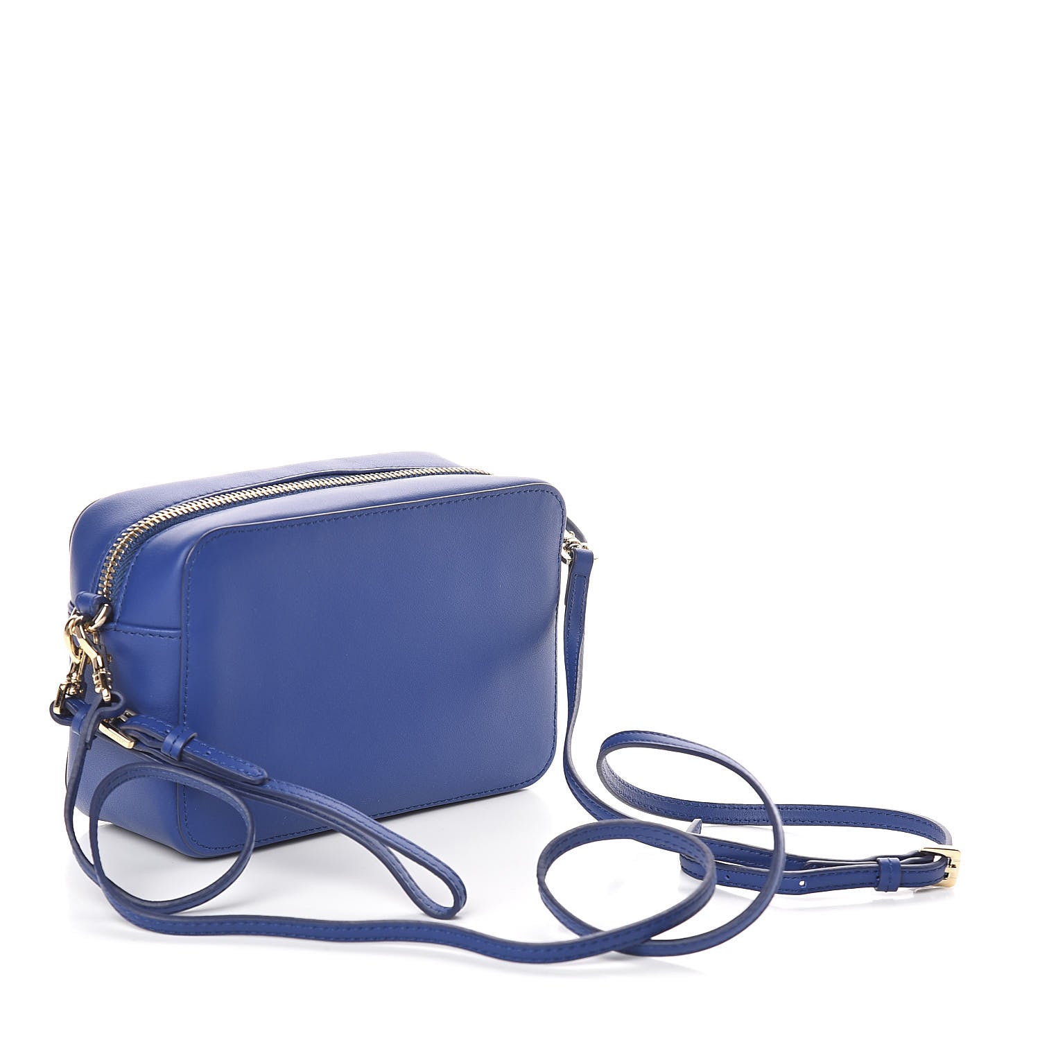 Mulberry Calfskin Nappa Blossom Pochette With Strap Neon Blue 3 of 9