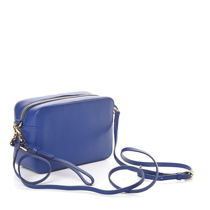 Mulberry Calfskin Nappa Blossom Pochette With Strap Neon Blue 3 of 9