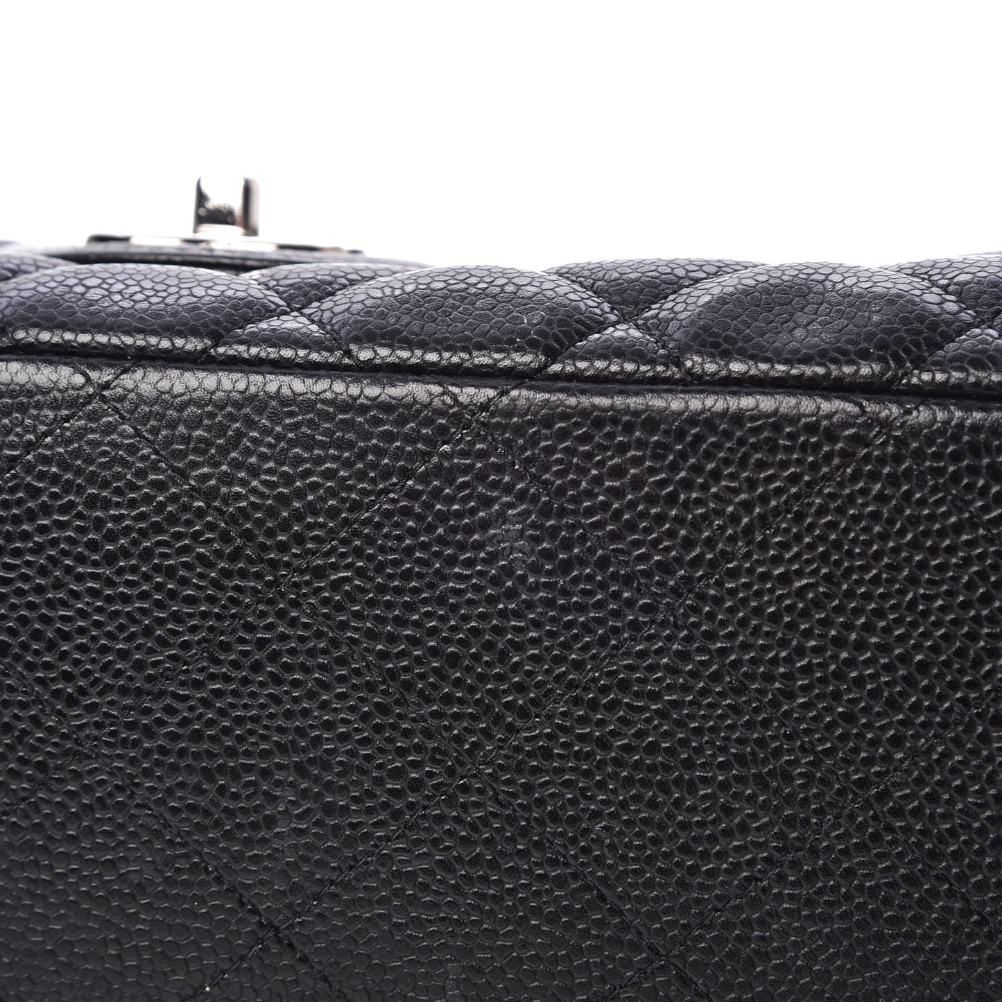 Caviar Quilted Maxi Single Flap Black