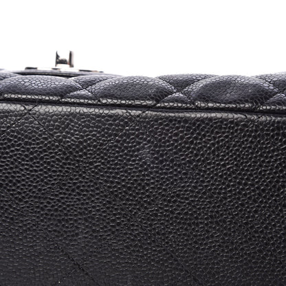 Chanel Caviar Quilted Maxi Single Flap Black 8 of 9
