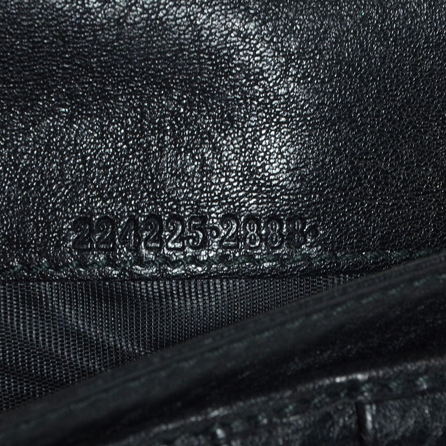 Monogram Interlocking GG Continental Wallet Black